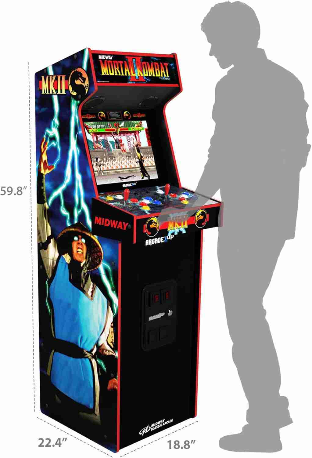 Arcade1Up Mortal Kombat II Deluxe Arcade Machine | Rental