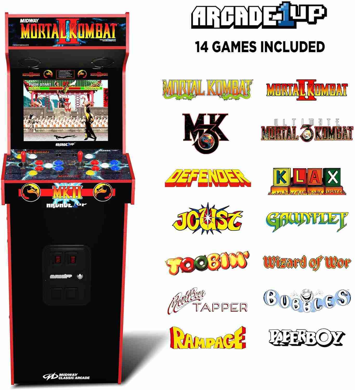 Arcade1Up Mortal Kombat II Deluxe Arcade Machine | Rental