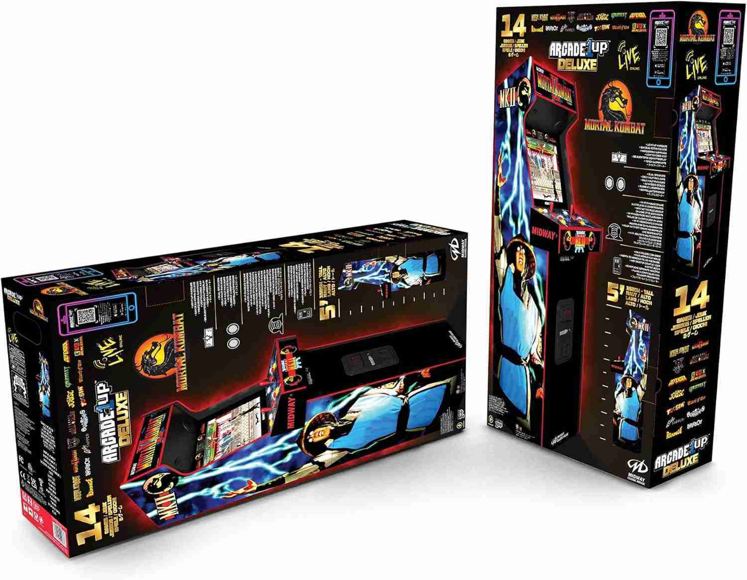 Arcade1Up Mortal Kombat II Deluxe Arcade Machine | Rental