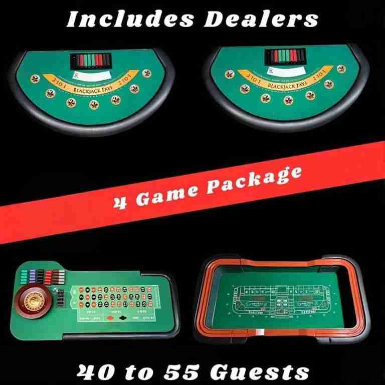 Winner Winner | 4 Casino Game Package | Rental