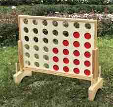 Giant Wood Connect 4 Game | Rental Giant Wood Connect 4 Game | Rental