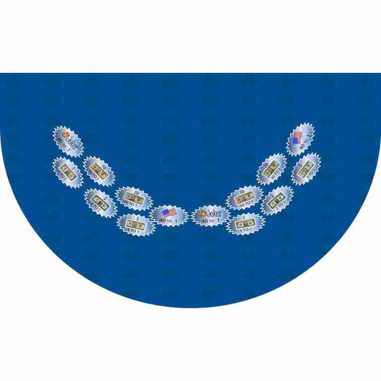 Money Wheel – 6′ Blue Money Wheel Casino Game Kit | Rental