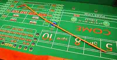 Part – 36″ Wooden Rattan Craps Dice Stick | Rental