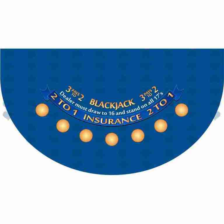 Part – 6′ Blue Blackjack Casino Game Table Top Only | Rental Part – 6′ Blue Blackjack Casino Game Table Top Only | Rental
