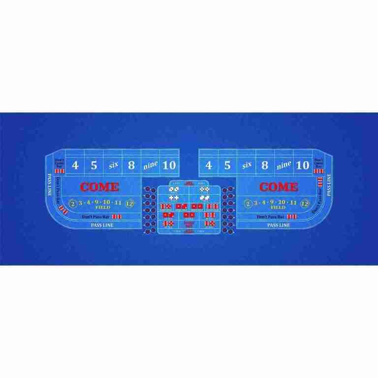 Part – Craps – 8′ Casino Game Table Top Only – Dark Blue | Rental Part – Craps – 8′ Casino Game Table Top Only – Dark Blue | Rental