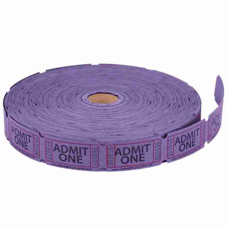 Purple Stack Roll Tickets (Double Roll – 2,000 Tickets) Purchase | Rental