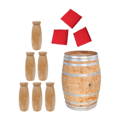 Single Milk Can Toss Carnival Game | Rental