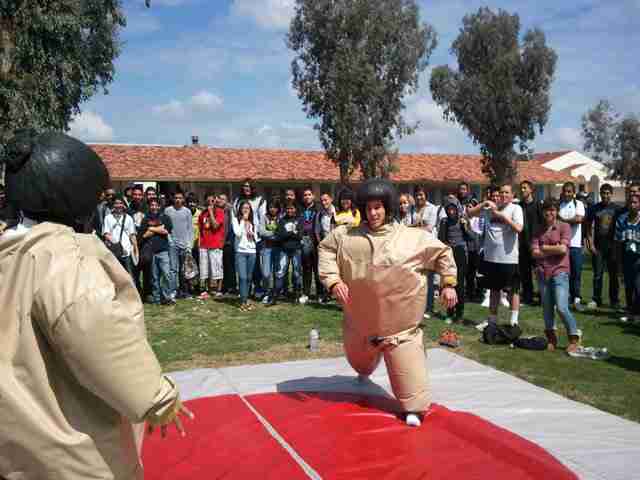 Sumo Wrestling Suits W/Mat | Rental