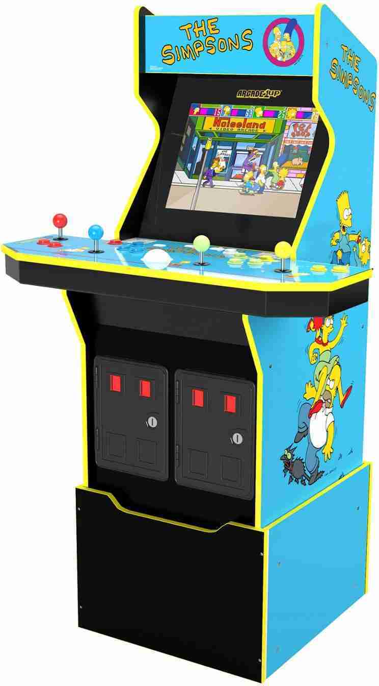The Simpsons 30th Edition Arcade with matching stool and Tin | Rental