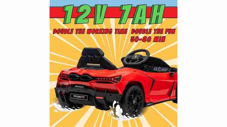 12V Licensed Lamborghini Revuelto Children’s Electric Vehicle, Power Wheels with Parent Remote Control, Kids’ Ride on Sports Car, Hydraulic Doors, LED Lights, MP3,USB, AUX, Bluetooth- Red | Rental 12V Licensed Lamborghini Revuelto Children’s Electric Vehicle, Power Wheels with Parent Remote Control, Kids’ Ride on Sports Car, Hydraulic Doors, LED Lights, MP3,USB, AUX, Bluetooth- Red | Rental