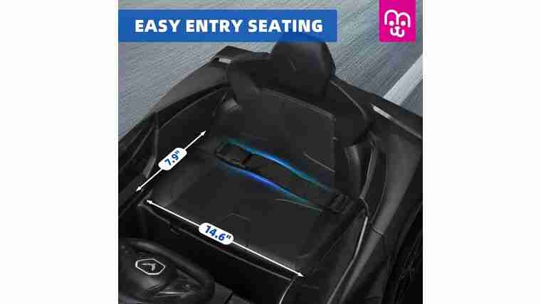 12V Licensed Chevrolet Corvette C8 Kids Electric Ride on Car Remote Control Bluetooth Music MP3 Player 4 Shock Absorbers 2 Speeds Battery Powered Roadster Gift for Boys & Girls-Black | Rental 12V Licensed Chevrolet Corvette C8 Kids Electric Ride on Car Remote Control Bluetooth Music MP3 Player 4 Shock Absorbers 2 Speeds Battery Powered Roadster Gift for Boys & Girls-Black | Rental