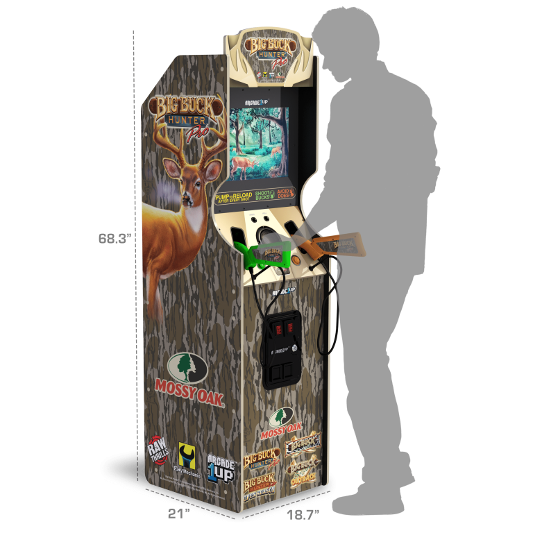 Big Buck Hunter Mossy Oak Deluxe Arcade Machine | Rental Big Buck Hunter Mossy Oak Deluxe Arcade Machine | Rental