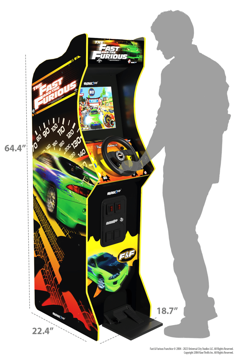 The Fast & The Furious Deluxe Arcade Machine | Rental