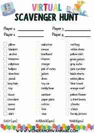 Scavenger Hunt